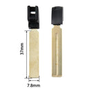 Uncut  Emergency Key Insert Replacement For