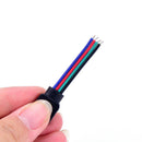 10pcs 4pin female flat cable connector wire for rgb 3528 5050 led strip light JR