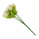 Silk cloth artificial flower 15 heads Mini Rose Home Decor for wedding smal