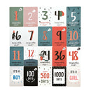 20pcs Home Portable Newborn Baby Hundred Days Photograph Prop Commemorative Card