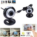 USB HD Webcam Camera Web Cam For Desktop Skype Laptop MSN PC P9V0