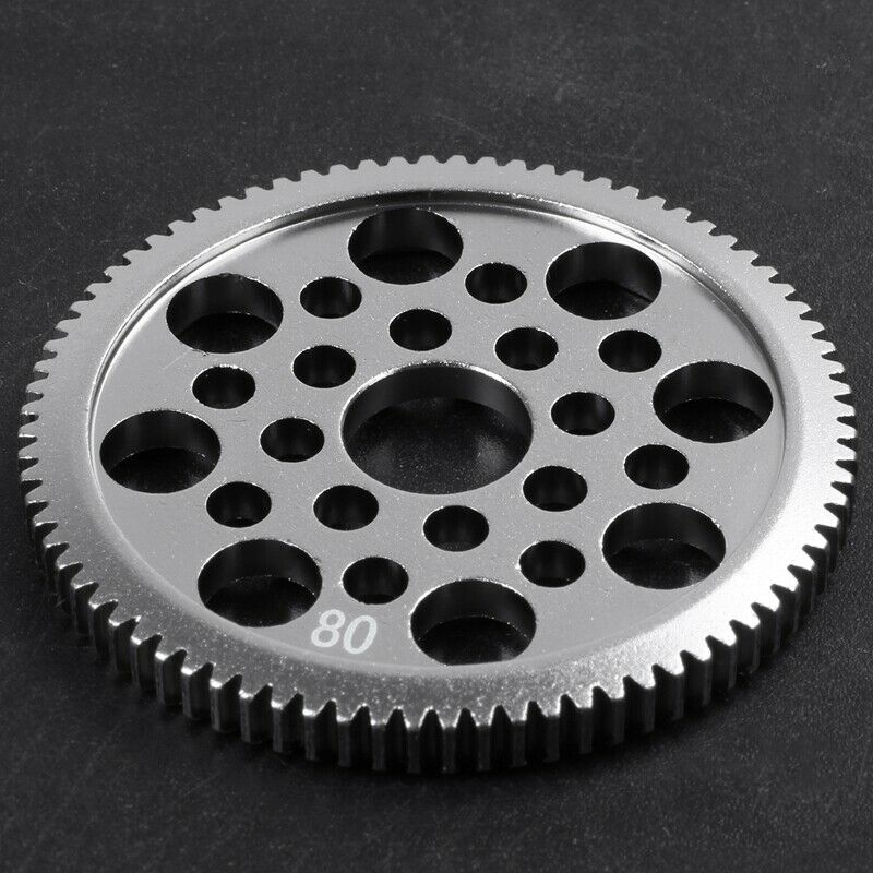 Aluminum alloy 48p Spur Gear 80t for Sakura D3 Cs S Xi XIS 1/10 Drift Racin A6O2