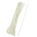 100 Pcs 15cm Length White Self Locking Nylon Fasten Cable Tie O3V1
