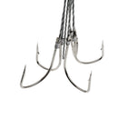 Stainless Steel Fishing Hooks 5 Claw Hooks Hooks with Barb Fishing Tackle