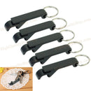 AC 5Pcs Compact Metal Keyring Key Chain Keychain Ring Bar Beer Bottle  derr