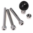 Motorcycle Handlebar Clamp Base 1 inch 25mm Ball with M8 Screws for Ram Moun Hn