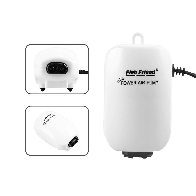 Aquarium Air Pump air compressor Oxygen Airpump Double Outlet 3W 220-240V J_U Gw