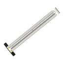 16'' Stainless Woodworking Scribe Marking Gauge Ruler Carpenter DIY Tools 400mm