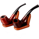 Durable wooden pipe stand rack foldable holder for tobacco smoking pipe ciga M&O