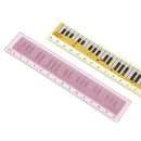 1pcs music ruler primary school students painting measuring scale creative OZ