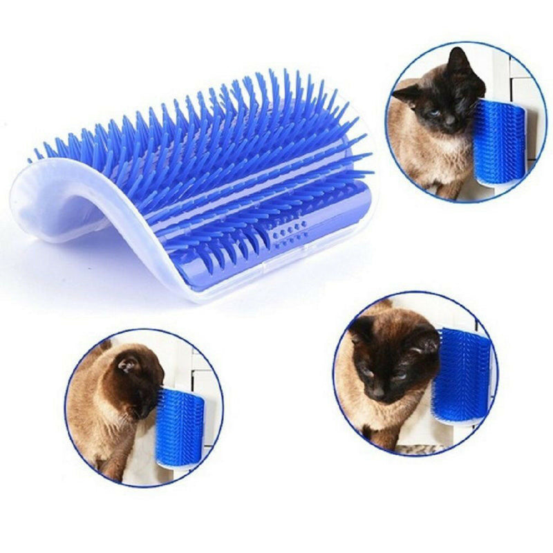 Lovely Dog Cat Pet Self Groomer Wall Corner Massage Comb Grooming Hair Brush New