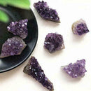 1PCS Natural Amethyst Geode Crystal Quartz Amethyst A4E4 I2X1 Specimen D7M9