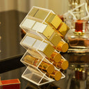 Clear 10 Grids Fish Shape Makeup Storage Lipstick Case Organizer Box