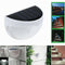 2018Waterproof 6 LED Solar Power Light Sensor Wall Light Outdoor Garden Fen