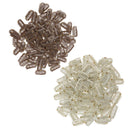 200pcs 28mm Metal Snap Clips for Hair Extensions Clip-on Wigs Weft Hairpiece
