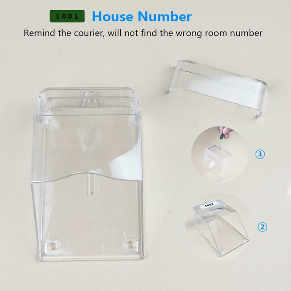 Transparent Waterproof Cover for Wireless Doorbell Home Door Bell Chime