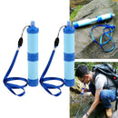 2Pcs Mini Water Purification Filter Kit Bushcraft Survival Camping Outdoor Tools