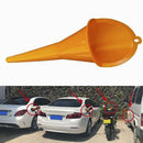 Motorcycle Car Long Mouth Funnel Plastic Refueling Oil Liquid Spout FillingS Ew