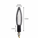 4Pcs Motorcycle Turn Signal Light E24 Built-In Relay Flowing Water Flashing