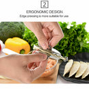 3Pcs Large Stainless Pastry Tool Dumpling Maker Mold Cutter Rolling Stirring Rod