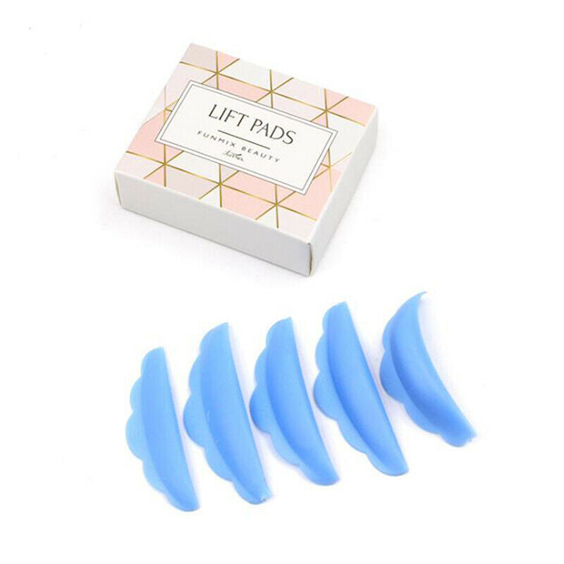 5pairs Eyelash Perm Silicone Pad Recycling Lashes Rods Shield Eyelashe ExtenSEAU