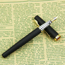 New High Quality Black Fountain Pen 22KGP M Nib Set