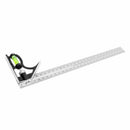 Machinist Precision Edge Square Ruler Angle Ruler  Stainless Steel Protrac BOI