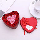 11Pcs/Box Artificial Flowers Rose Soap Flower Heart Shape Diy Wedding Decor