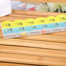7 Day Pill Box Weekly AM PM Medicine Organiser Tablet Dispenser 14 Compartment