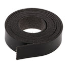 1.5cm In Width Pu Leather Trimming Strap Roll For Garment Black 2 Pieces