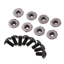 8 Pairs Inline Roller Skate Replacement Repair Mounting Screws Nut  Part