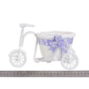 Tricycle Flower Basket Wicker for Flower Vase and Gift Decoration Storage -