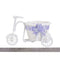 Tricycle Flower Basket Wicker for Flower Vase and Gift Decoration Storage -