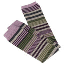 Color thin stripes over knee stockings Acrylic Leggings Knee socks Women Wa B3U7