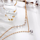 Crystal Rhinestone Infinity Bangle Bracelet Chain Heart Wristband Jewelry GiftME