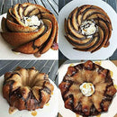 Big Large Swirl Silicone Butter Cake Pan Mold Bread Bakeware Tools Mould C3R4