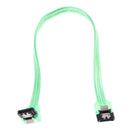 10-Inch SATA III 6.0 Gbps Cable with Locking Latch and 1 x 90-Degree Plug