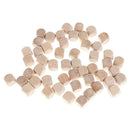 50x Natural Wood Blank Dice D6 16mm Game Dice for Kids DIY Decorating Games
