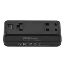 Travel USB Dual Battery Charger Holoder For Insta360 ONE R Battery Base