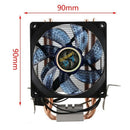 Lanshuo Pure Copper 2 Heat Pipe For 1366 1155 775 Intel/Amd Multi-Platform