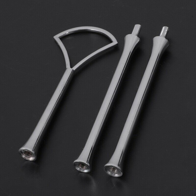 1 set 2 3 Tier Cake Plate Stand Heavy Metal Center Handle Fitting Hardware  U8Y9