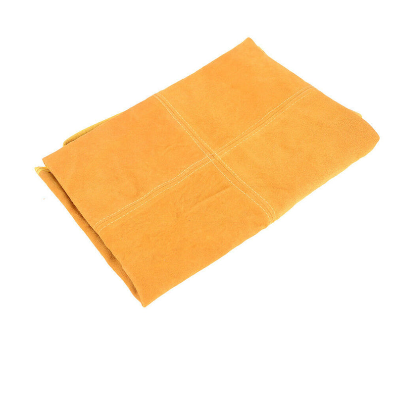 Safurance Welder Leather Welding Cutting Bib Shop Apron Heat Resistant Clothe Gw