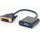 DVI-D 24+1 Pin Male to VGA 15Pin Female Active Cable Adapter Converter N TCR