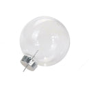 Clear Plastic Ball Pendant Ornaments DIY Christmas Decor(8cm)(without Gift) A