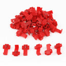 20X Red Electrical Cable Connectors Fast Quick Splice Lock Wire Terminals Crimp