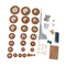 Sax Pads Reeds Needles Shaft Rods Cork Sheet Screws for Alto Saxophone