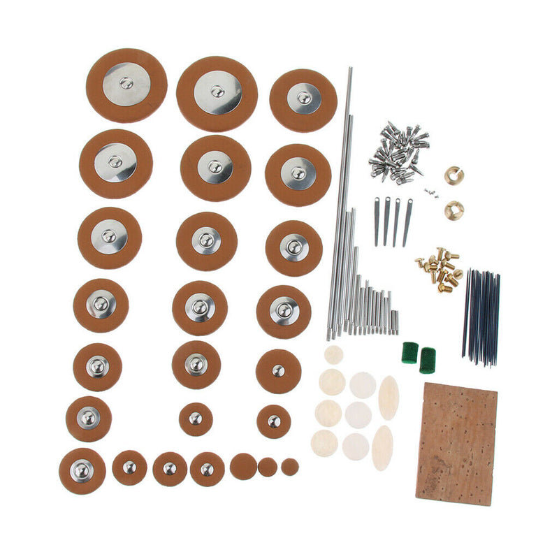 Sax Pads Reeds Needles Shaft Rods Cork Sheet Screws for Alto Saxophone