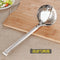2 Pack 304 Stainless Steel Spoon Hot Pot Spoon Dual-Use Large Colander Long C8Z1