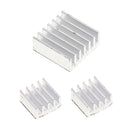 3Pcs Heat Sink 14*14*5mm/ 8*8*5mm Aluminum Heatsink Radiator+Copper Heatsink