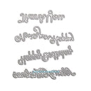 4pcs Metal Cutting Dies Stencil DIY Scrapbook Embossing Album Paper Cards Decor